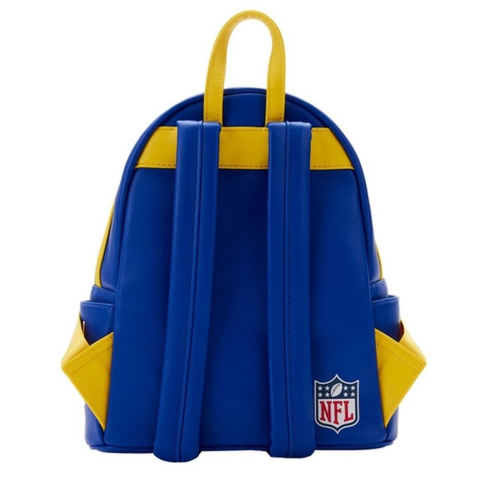 Loungefly Los Angeles Rams patch mini backpack - Picture 3 of 6